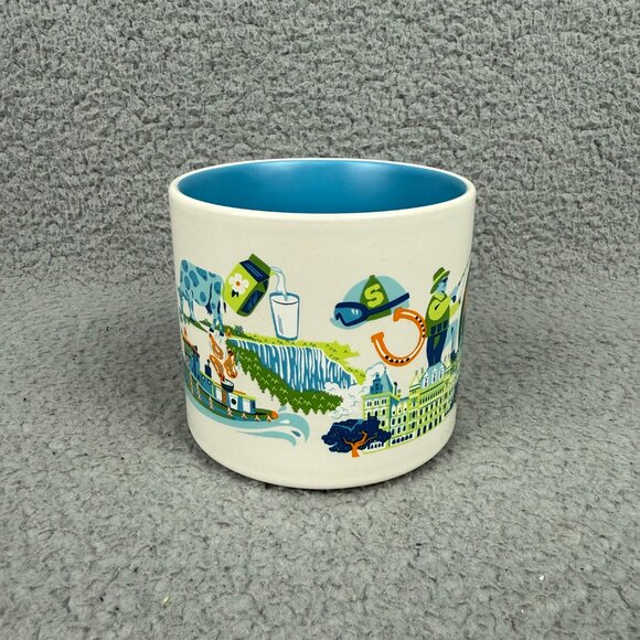 Starbucks Mug Discovery Series New York State 14 fl oz White Blue 2024 Coffee - Picture 4 of 11